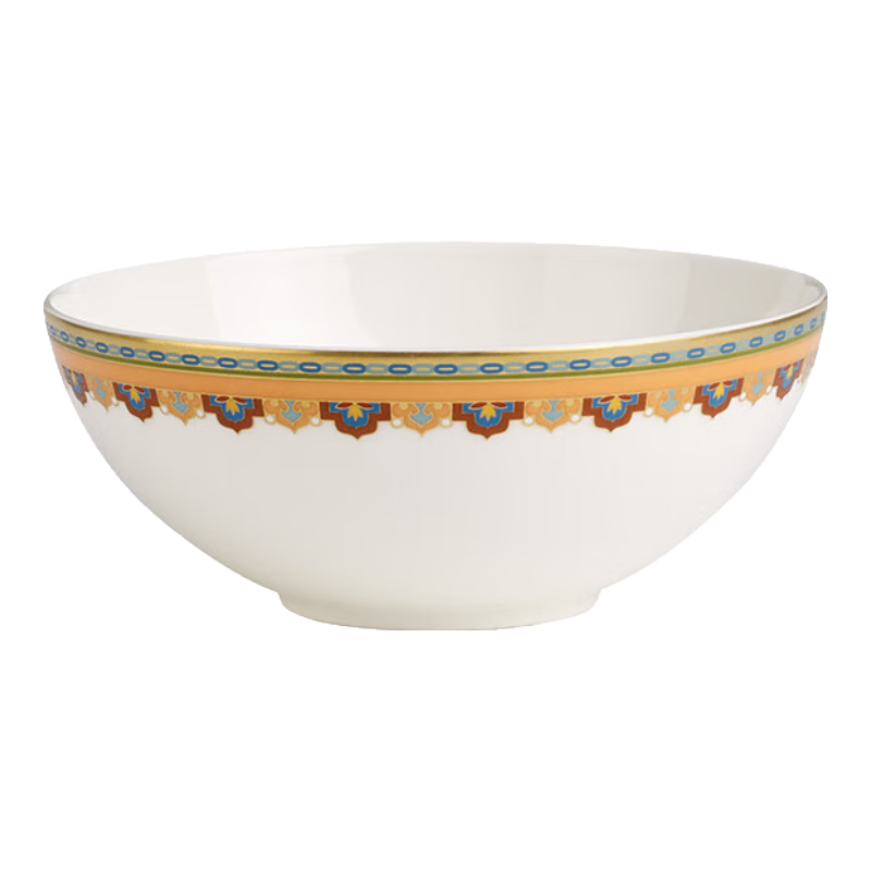德國(guó)唯寶（Villeroy&Boch） 奢華中東系列 進(jìn)口骨瓷碗 瓷器餐盤 復(fù)古藝術(shù)盤子 家用歐式餐具 芬達(dá)石飯碗 13cm