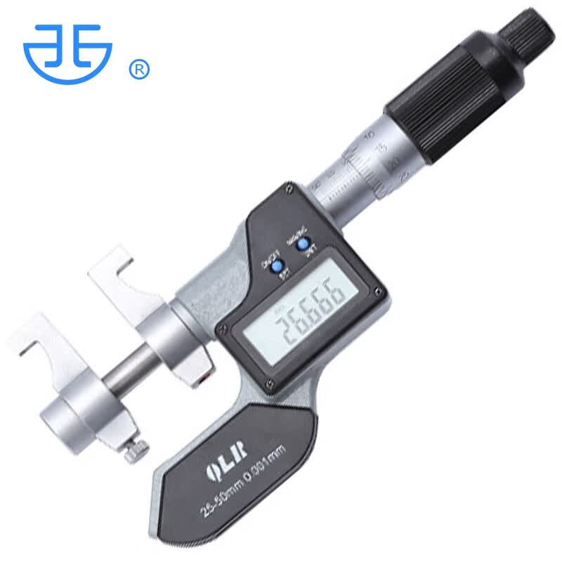 wd 青量电子数显内测千分尺(带刻线) 含校对环规 量程25-50mm