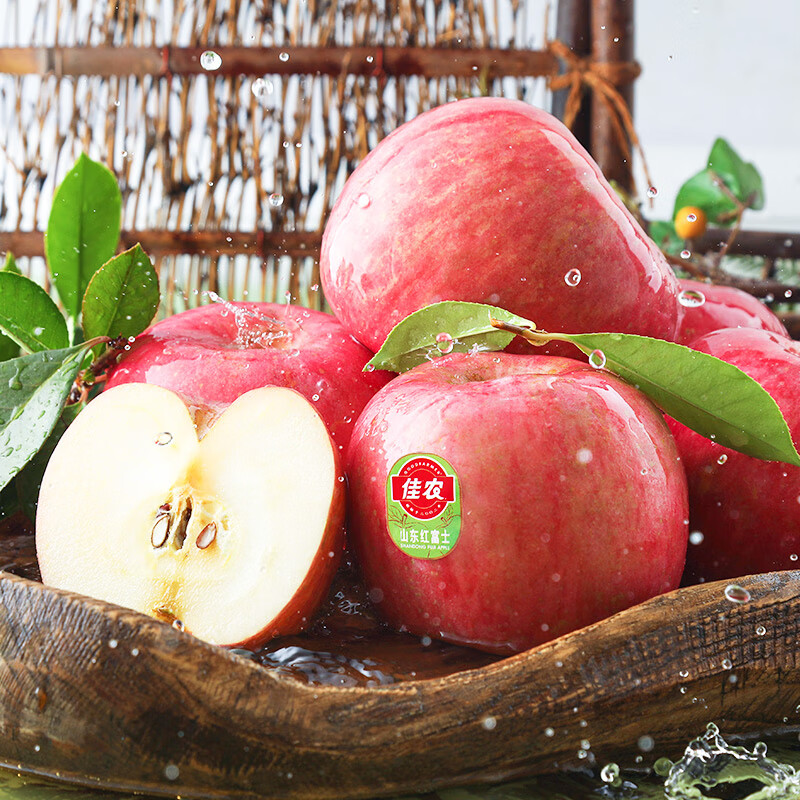 佳农苹果烟台红富士苹果5kg装点评怎么样？图文长篇记录必看！