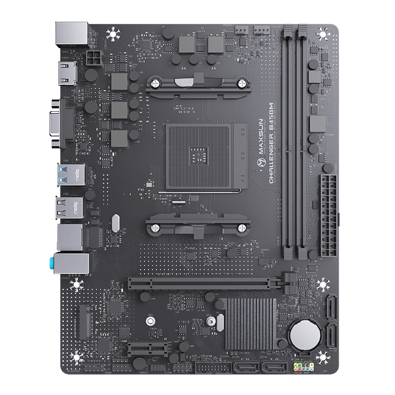 MAXSUN 铭瑄 MS-挑战者B450M 主板支持5500/5600G/5700X(AMD B450/Socket AM4)