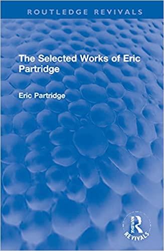预订 The Selected Works of Eric Partridge