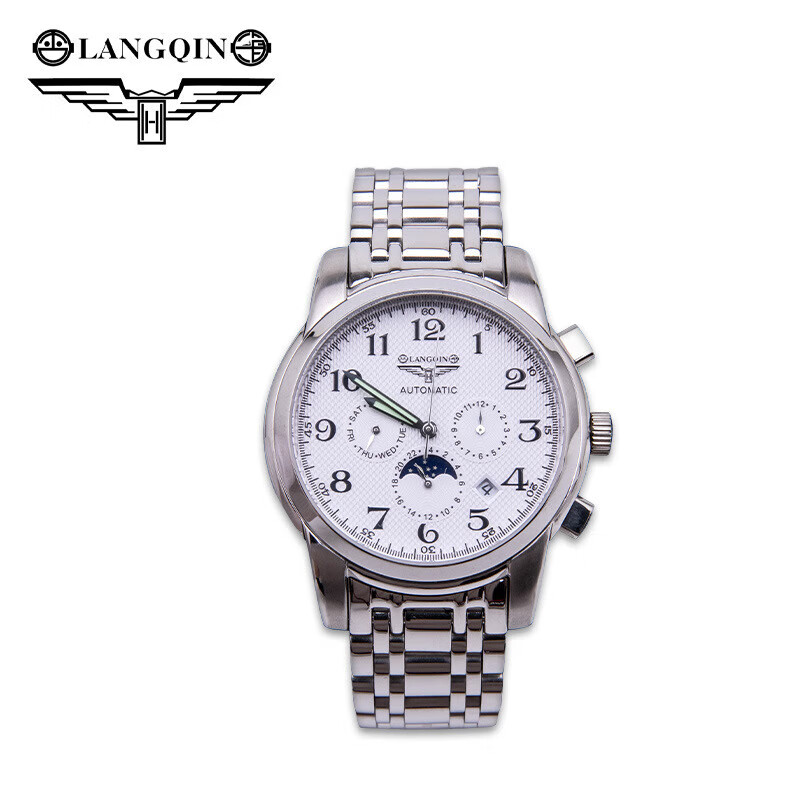 梭伦天奴瑞士浪情江诗男士时尚商务螺旋表冠全自动机械手表防水丹顿牌