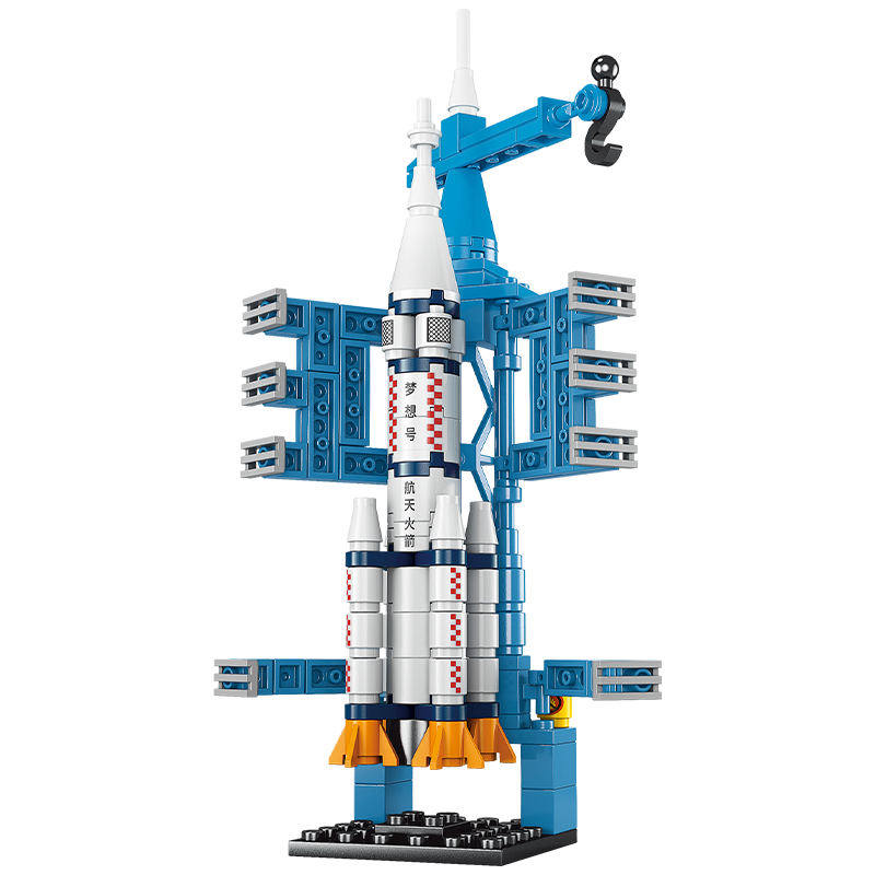 乐乐兄弟拼插积木怎么样 站里推荐的航天火箭玩具,不错耶_什么值得买