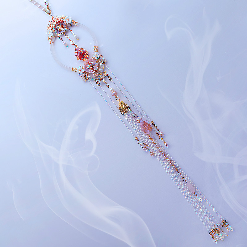 禁步古装腰佩古风饰品流苏挂件腰间吊坠明制汉服压襟 愿为朝露禁步