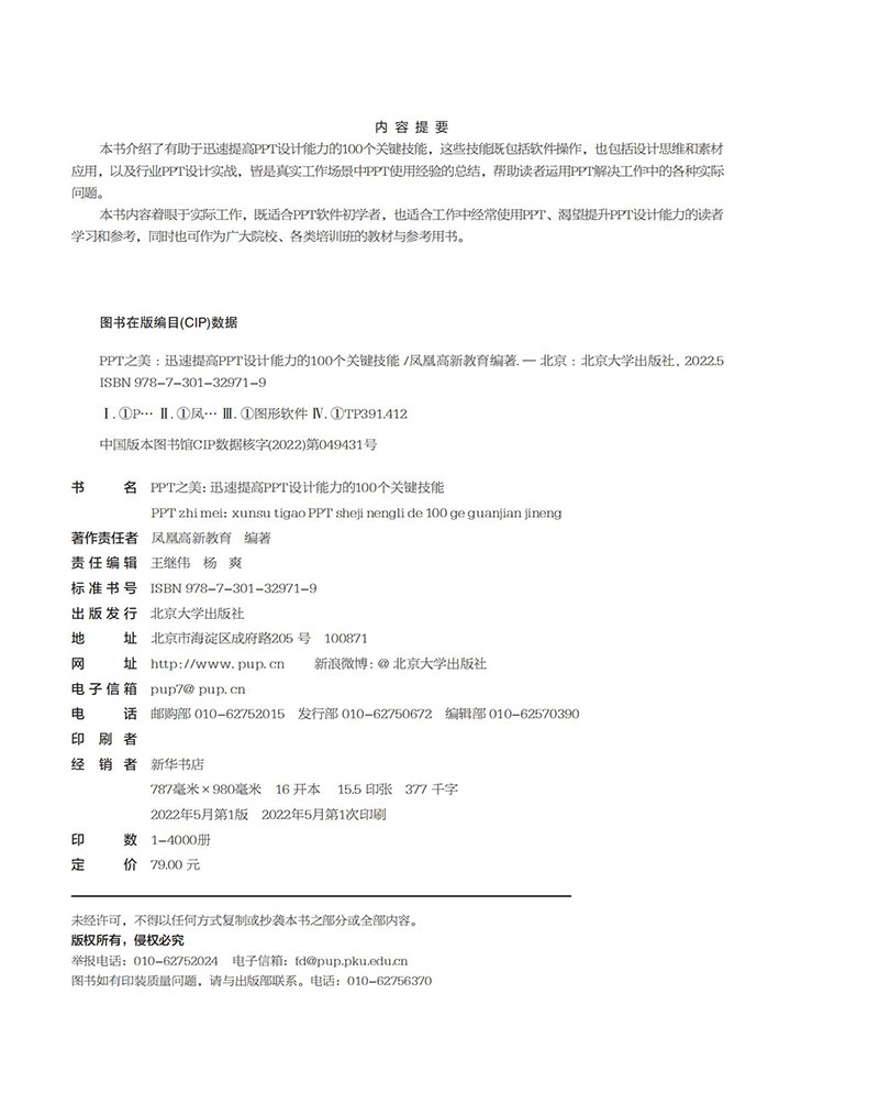 PPT之美：迅速提高PPT设计能力的100个关键技能详情图
