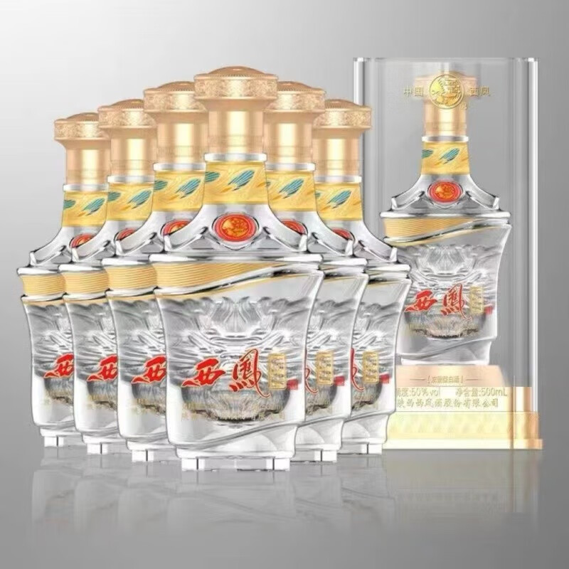 50度 500ml 6瓶 整箱西凤御窖
