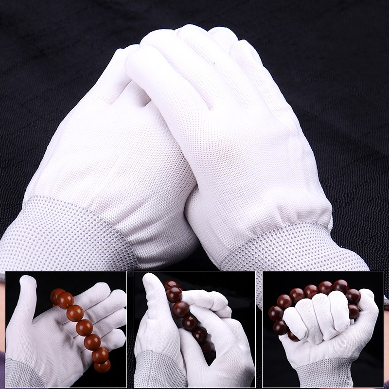 唯誠精品文玩纳米手套棉质盘珠手套抛光包浆通用星月菩提佛珠金刚核桃