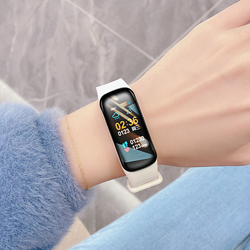 华为机通用智能手环表情侣电子运动来电消息提醒计步血压心率血氧睡眠