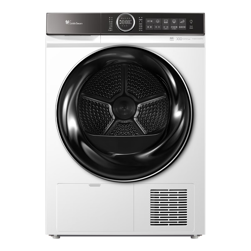 小天鹅（LittleSwan）10kg 热泵烘干机 干衣机家用 白色 超薄 除螨除菌除潮 多层线屑过滤 TH100VCH807W