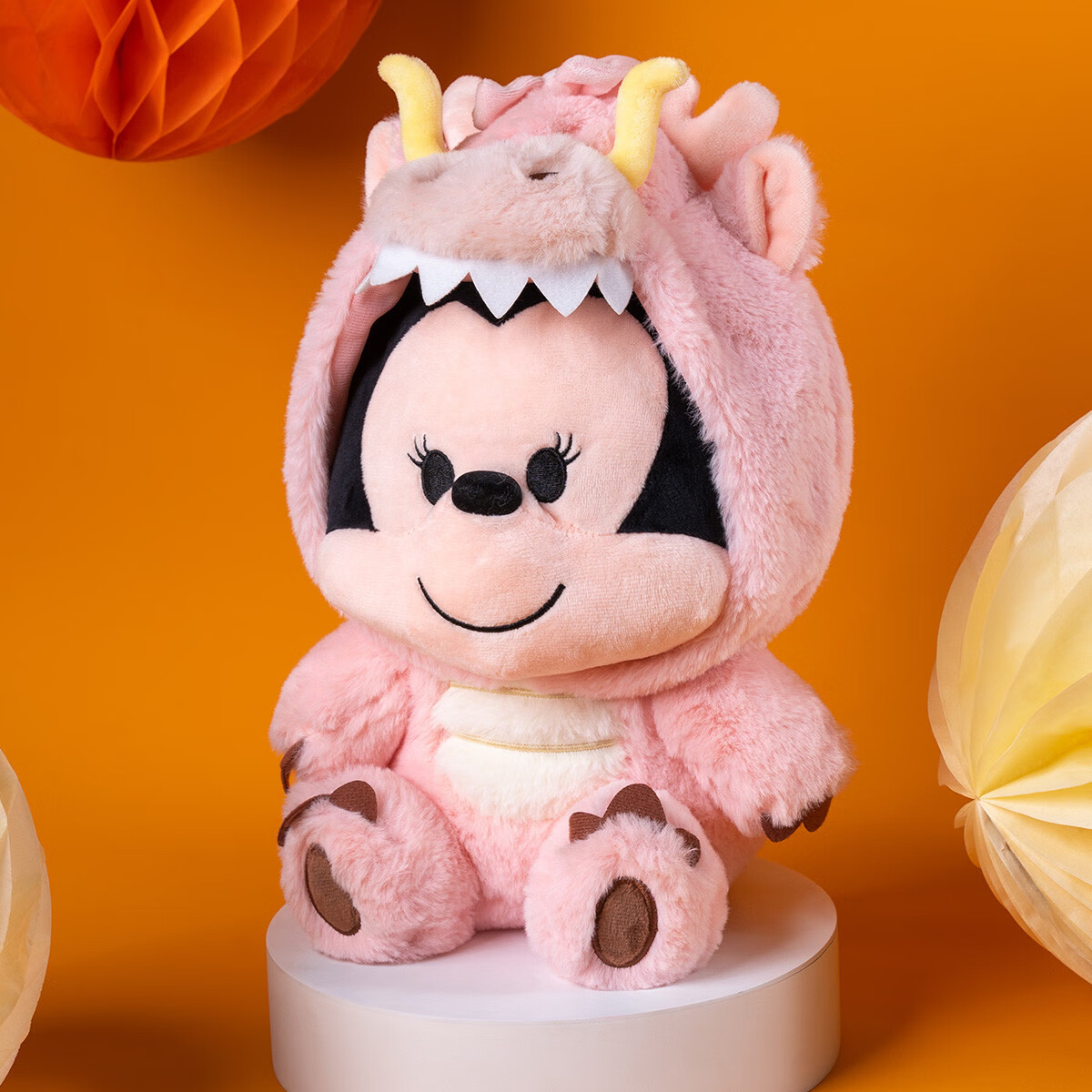 迪士尼龙年套头系列10号米奇毛绒公仔男女生情侣送礼娃娃25cm