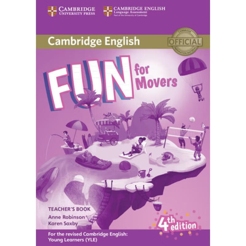 预订 剑桥少儿 Fun for Movers Teacher’s Book with Down...