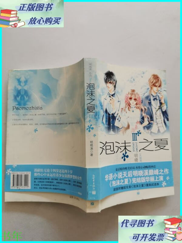 泡沫之夏Ⅲ:大结局 新世界出版社二手书