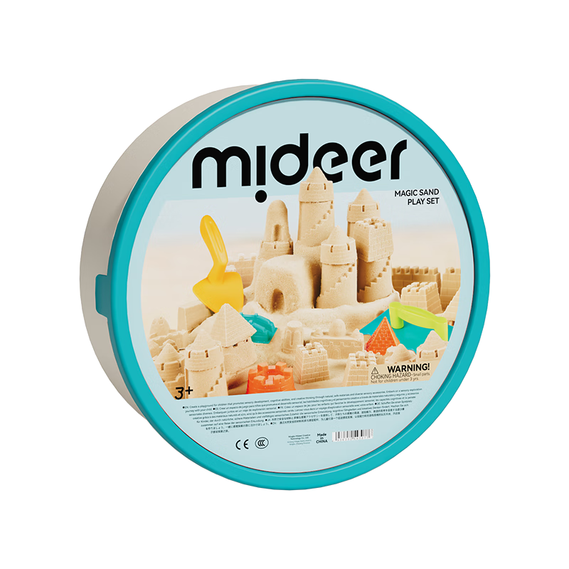 ���ڲ�������¹��MiDeer����ͯ��ȫճ��DIY�ٱ�ɳ��װ��4��ԭɫɳ+ɳ��+ɳģ����ͯ���� 135.15Ԫ(������)