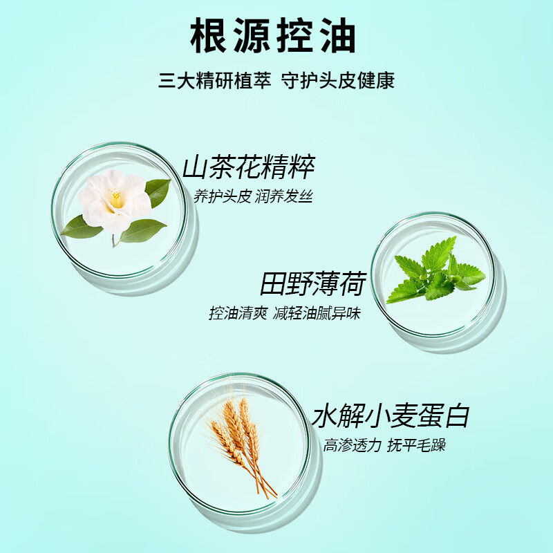 菲小主植萃氨基酸长效保湿留香持久香氛控油蓬松【赠500ml香氛沐浴露】 【控油+姜汁】洗发水*2瓶500ml 洗发露