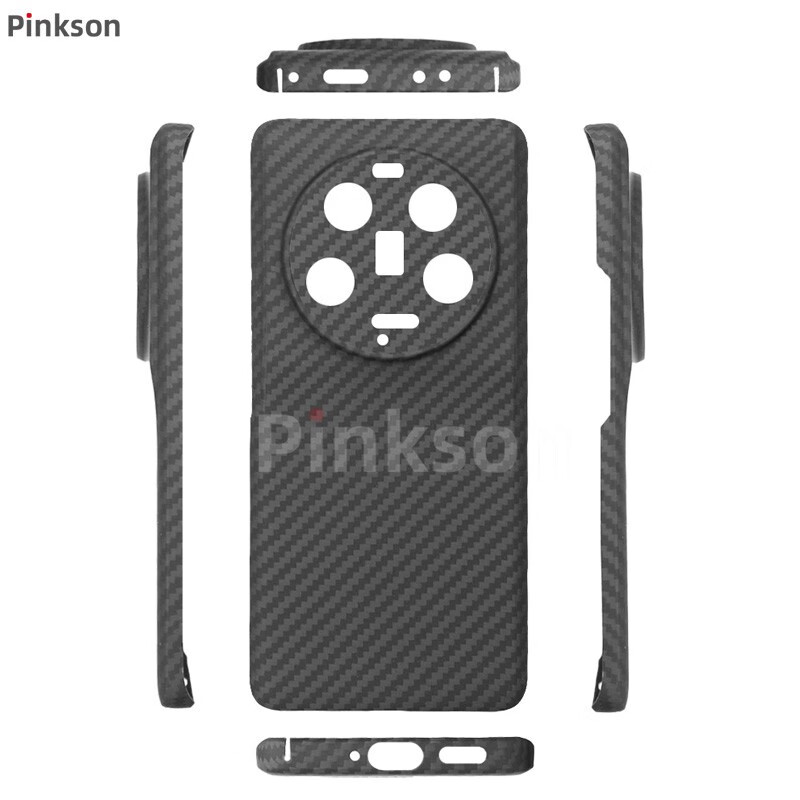 Pinkson小米13Ultra手机壳凯夫拉芳纶纤维碳纤维保护套13U超薄全包磨砂硬壳防摔高档商务新 【火山口】1500D芳纶 【小米13 Ultra】小米13U