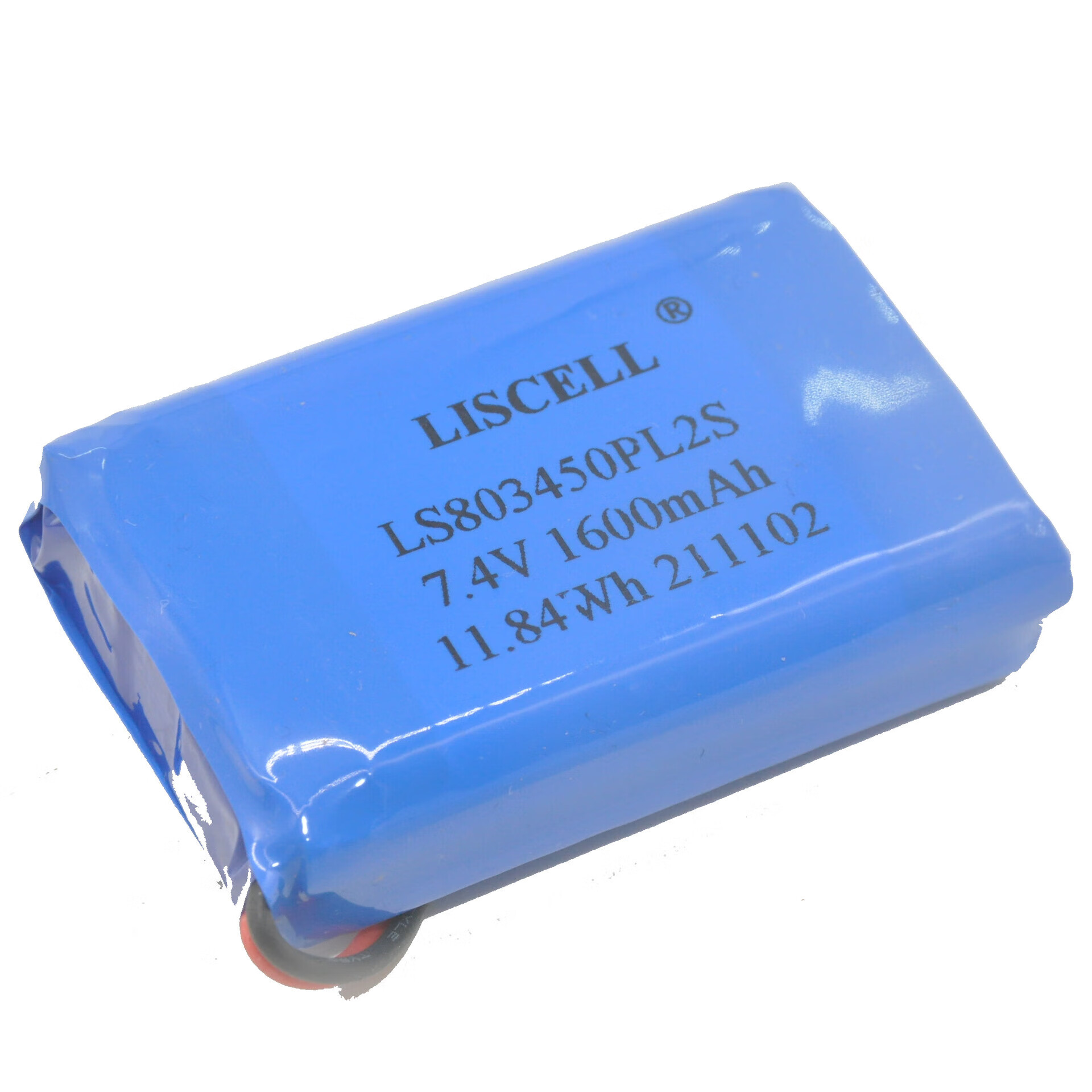 施韵令软包74v带双8脚mos管保护板1600毫安时聚合物锂电池组 803450pl