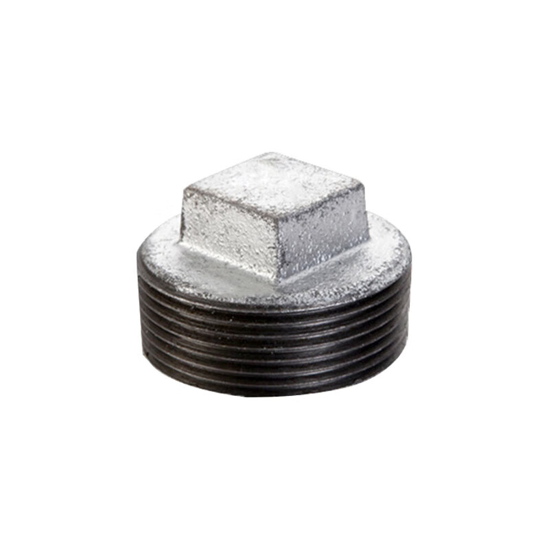 锌玛钢外丝堵头 水暖消防管件配件外牙管堵堵帽丝堵堵漏管帽铁塞头