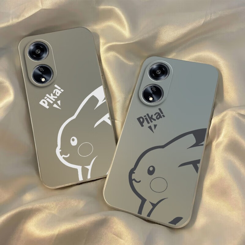 尚愿 适用oppoa1手机壳5g新款保护套电镀银直边全包超薄防摔卡通潮牌