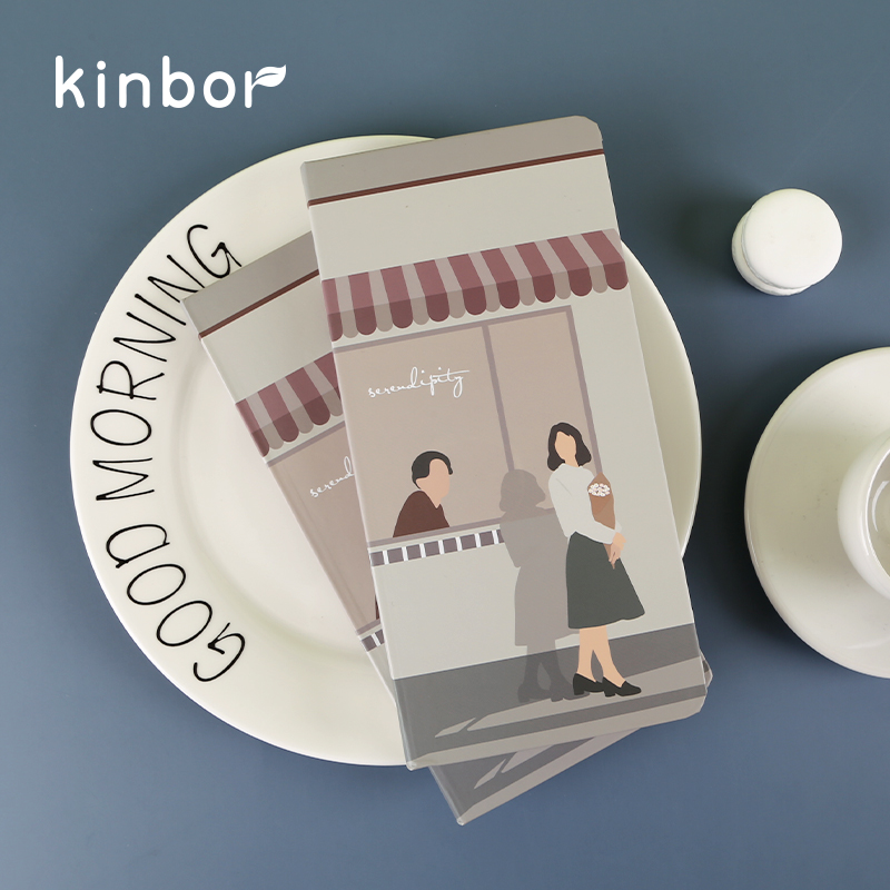 kinbor ins少女心点阵本手账本可涂鸦随身口袋本记事本小笔记本子效率