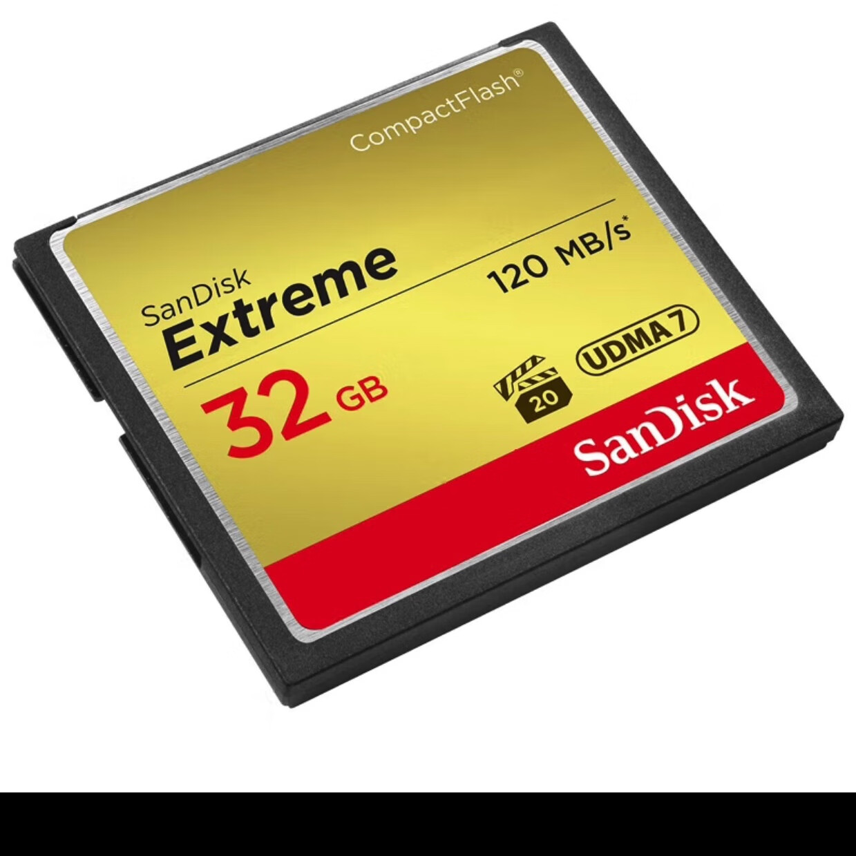 闪迪SanDisk 高速CF 800X 120MB/s  UDMA7全高清存储卡 32GB
