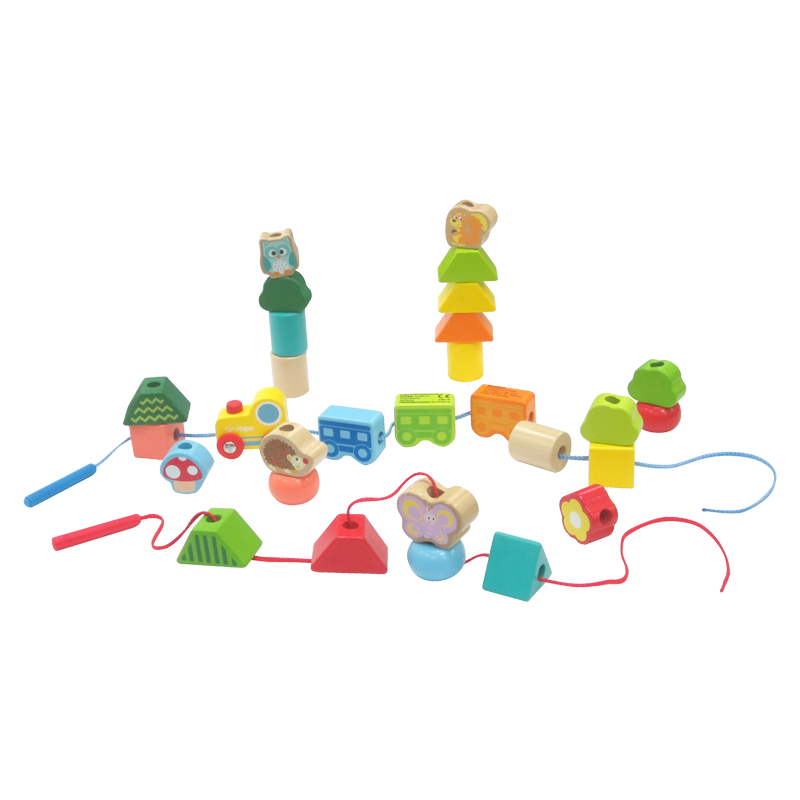 Hape早教启智玩具丛林火车串珠套男孩女孩玩具价格走势、销量和用户评价