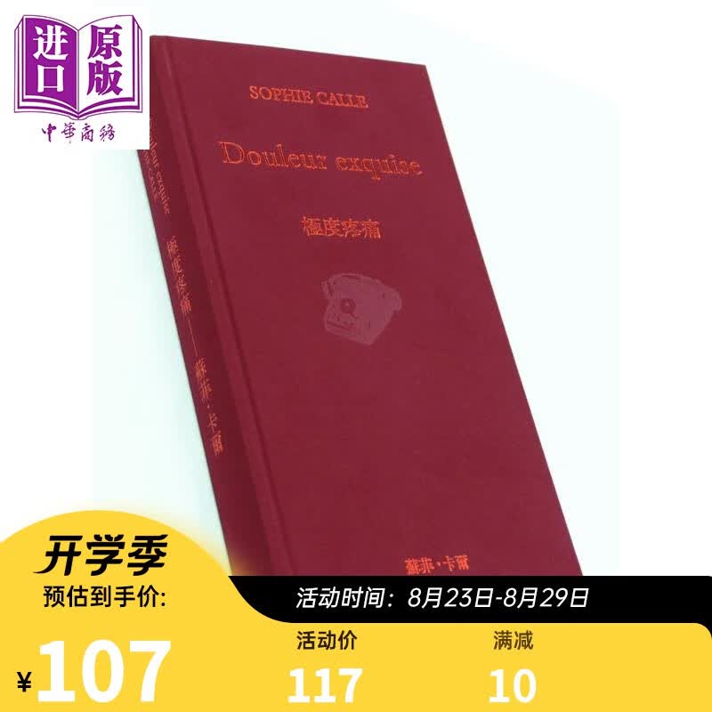 极度疼痛 台版 苏菲卡尔 Sophie Calle 法国当代艺术教母 大家出版 摄影作品集 精装