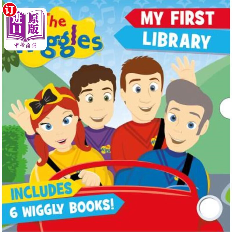 海外直订the wiggles: my first library: includes 6 wiggly books