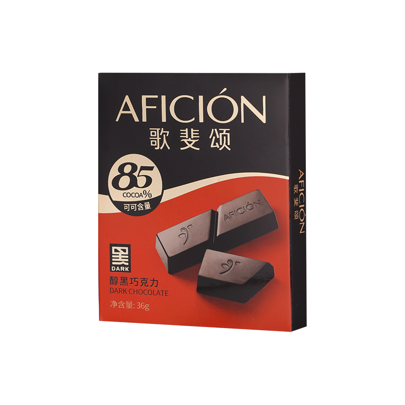 AFICIÓN 歌斐颂 85%醇黑巧克力 40g