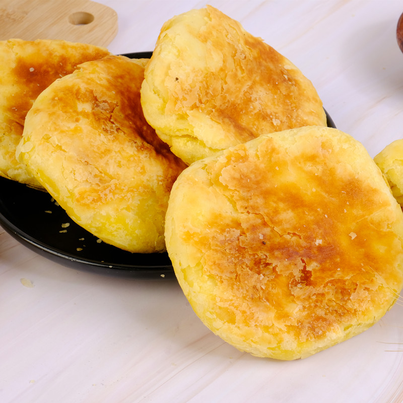 北方烧饼愈佳哈尔滨烧饼东北老式油盐饼零食特产传统糕点早餐烧饼