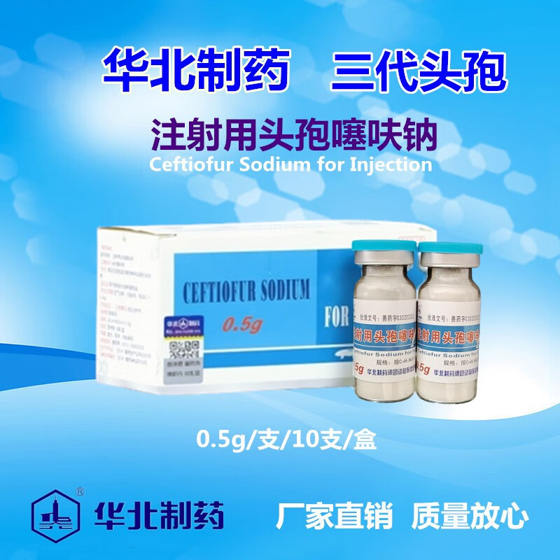 5g头孢噻呋钠产后消炎仔猪保健 10支/盒