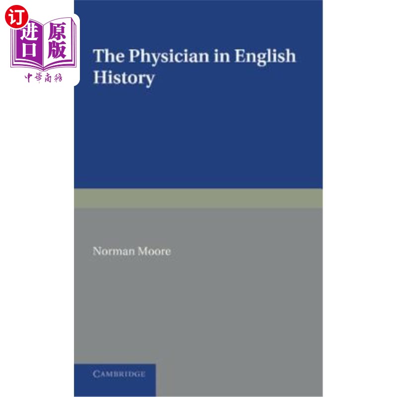 海外直订医药图书the physician in english history 英国历史上的