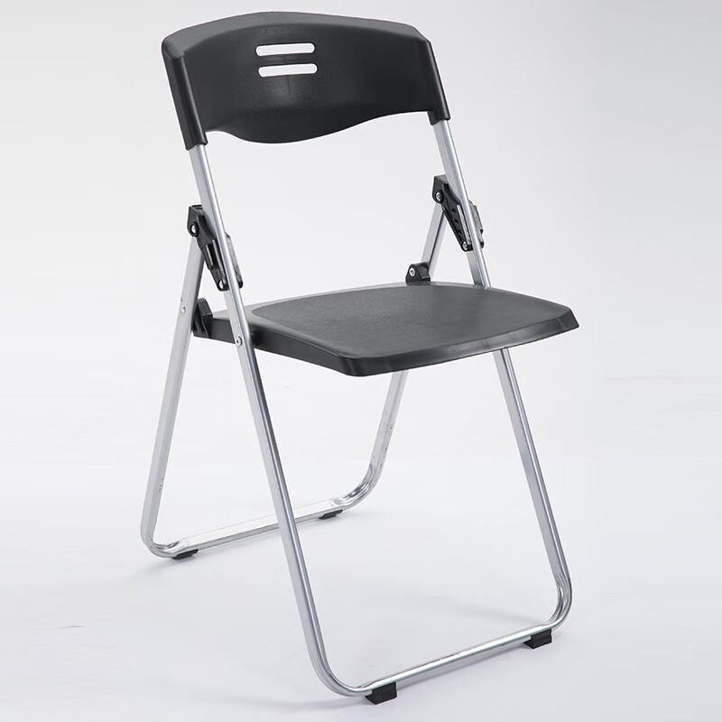 鹿柳清带写字板的折叠椅 折叠培训椅带桌板会议凳子学生教学培训机构 黑色 2张起发货