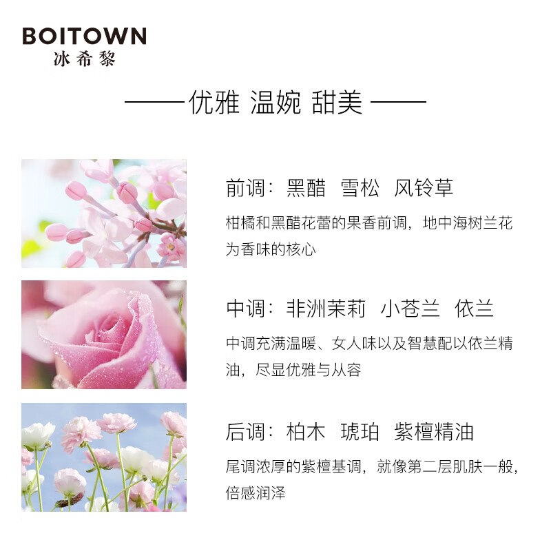 冰希黎(Boitown)香水女士娇之真我女花香淡香持久留香节日生日礼物送女友送闺蜜