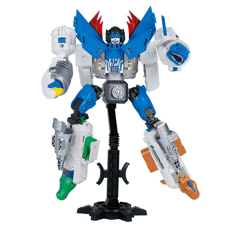 xinlexin新乐新 航天空间站 五合一合体变形机器人金刚 男孩女孩玩具