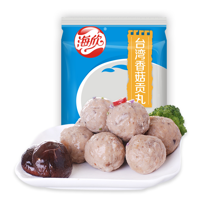 海欣 台湾香菇贡丸2.5kg 国产 约225个 餐饮渠道专供品
