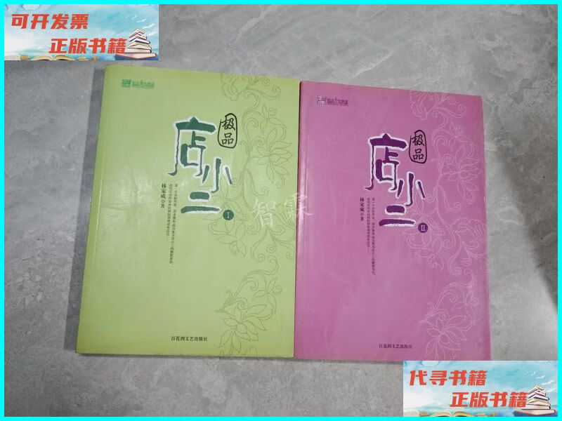 极品店小二1 ,2 百花洲文艺出版社二手书