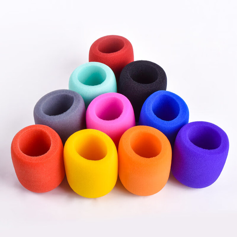 乐廷(rolton)话筒套海绵套加厚非一次性话筒罩主播无线麦克风套子量贩