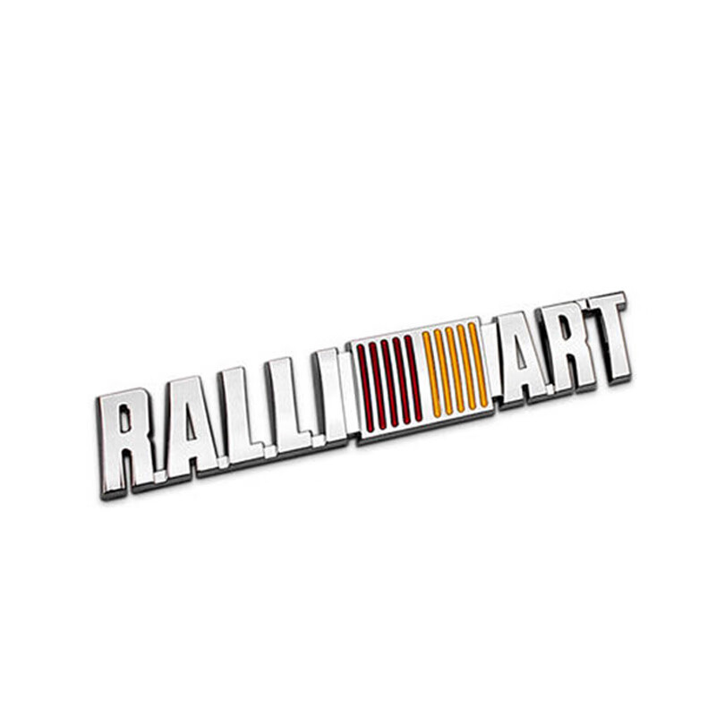致后尾标志翼神字标v3菱悦菱帅帕杰罗pajero改装 ralliart  车标一个