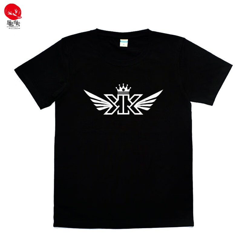 思鸾 kk战队短袖t恤男夏季kk战队衣服宽松大码情侣半袖体恤ins2022 新