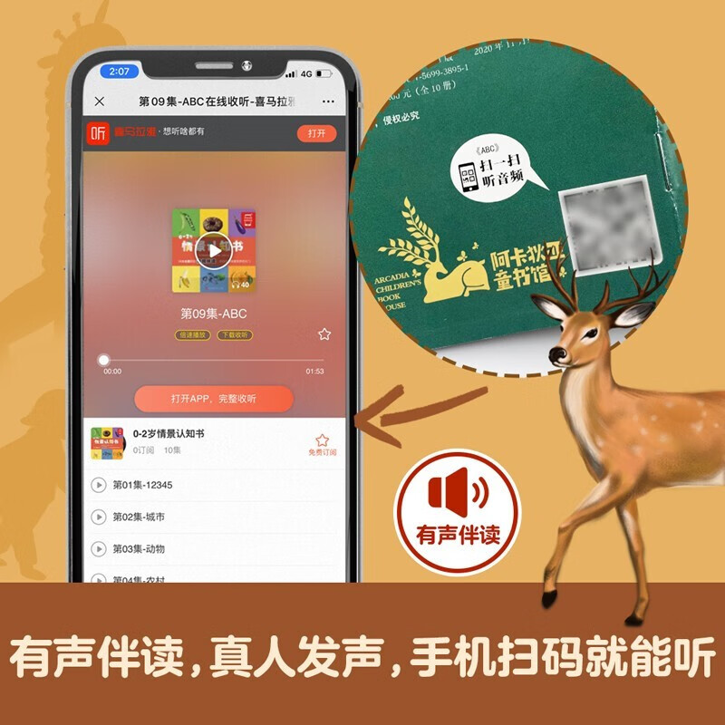 0-2岁情景认知书 有声伴读 10个主题300多认知内容 圆角设计不受伤 儿童绘本0-3岁宝宝早教启蒙书籍 幼儿翻翻书 0-2岁情景认知书