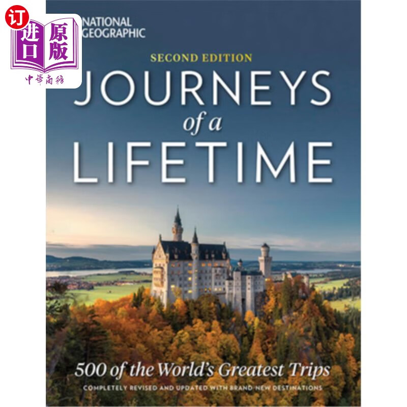 海外直订journeys of a lifetime, second edition: 500 of the world