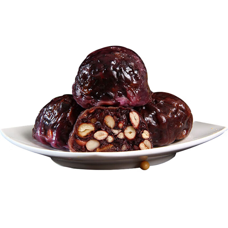 南哥的故事粘豆包粗粮山东黏豆包儿东五谷杂粮 紫米味100g*4个