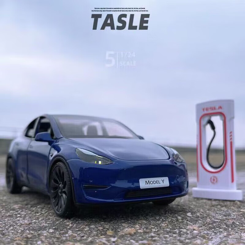 1:24特斯拉modely-蓝色