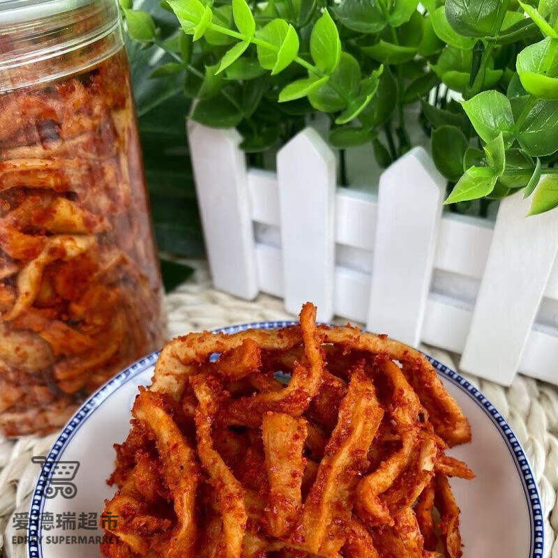 食芳溢麻辣萝卜节云南特产临沧耿马腌萝干拌麻辣萝卜结傣家美食下饭酱菜 傣味萝卜干500gx1瓶