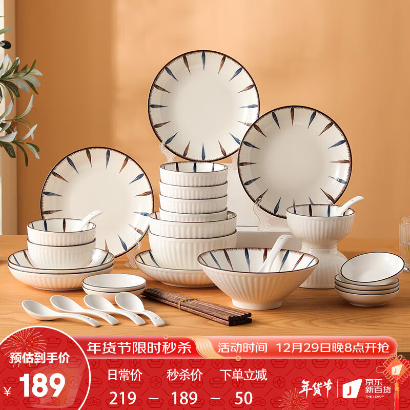 餐具套装京东史低|餐具套装价格走势图