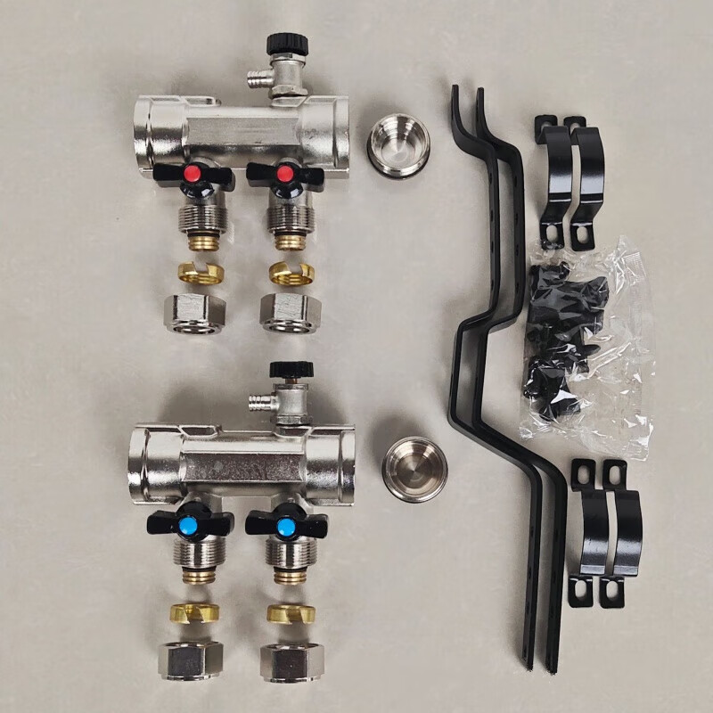 前锐(qianrui)大方体家装1寸主管20地暖管2到10路全铜一体锻造地暖