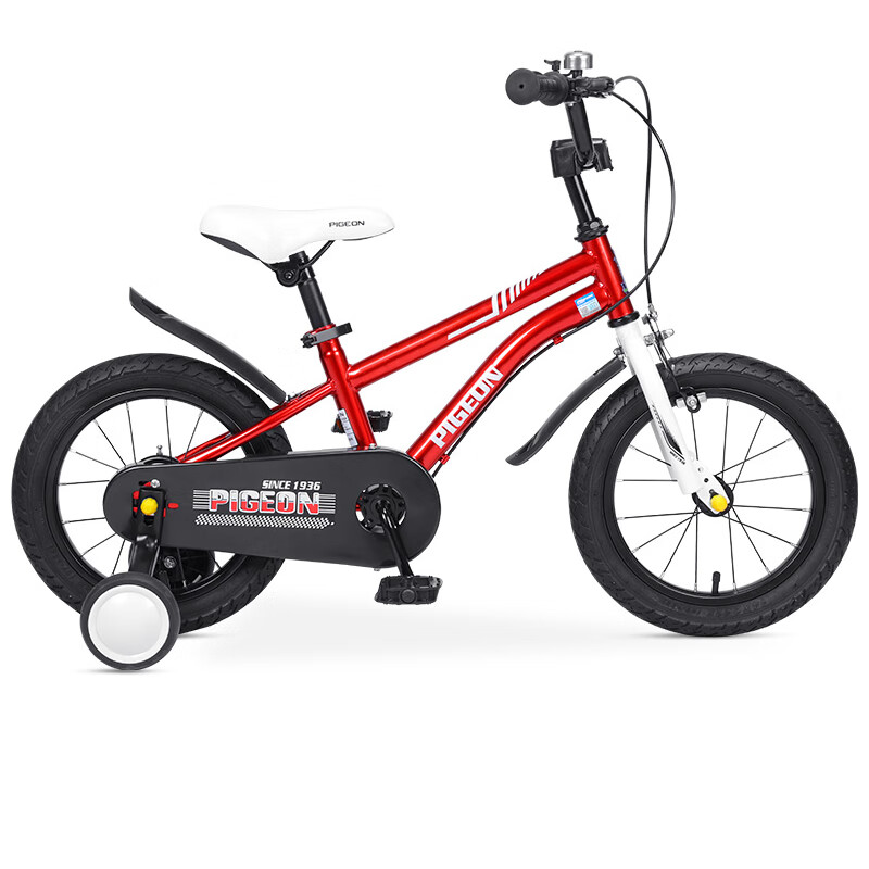 飞鸽(pigeon)儿童自行车3-6岁小孩脚踏车男女孩单车6-10岁童车 14寸