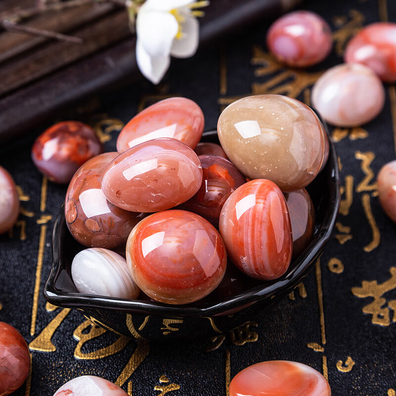 逸乐宠南京雨花石鱼缸造景石头鹅卵石小粒彩色石头天然石玛瑙五彩石头