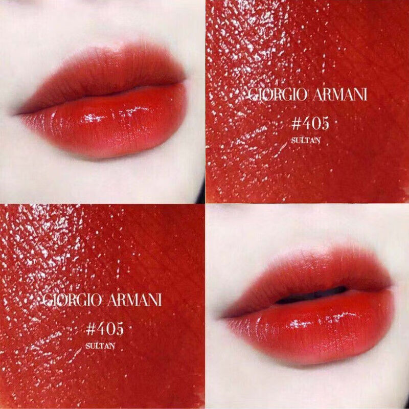 【情人节礼物】armani/阿玛尼红管唇釉405#番茄红丝绒哑光口红6.