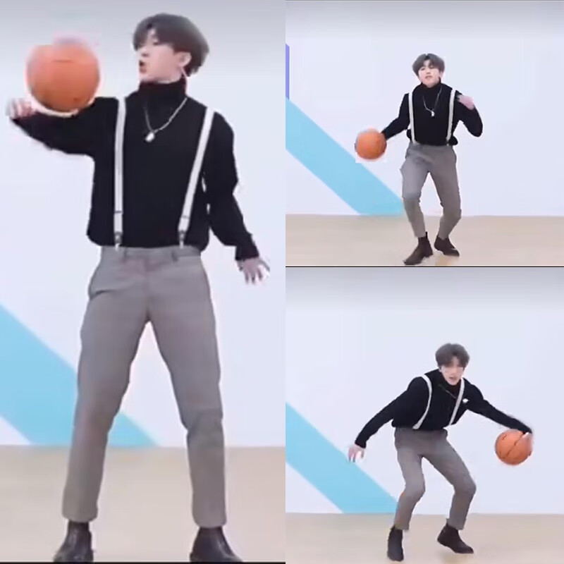 郎捷凯坤坤格子背带裤男鸡你太美休闲长裤男ikun打篮球吊带裤 坤坤